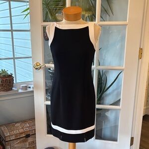 Amanda Smith Black and White Mini Dress